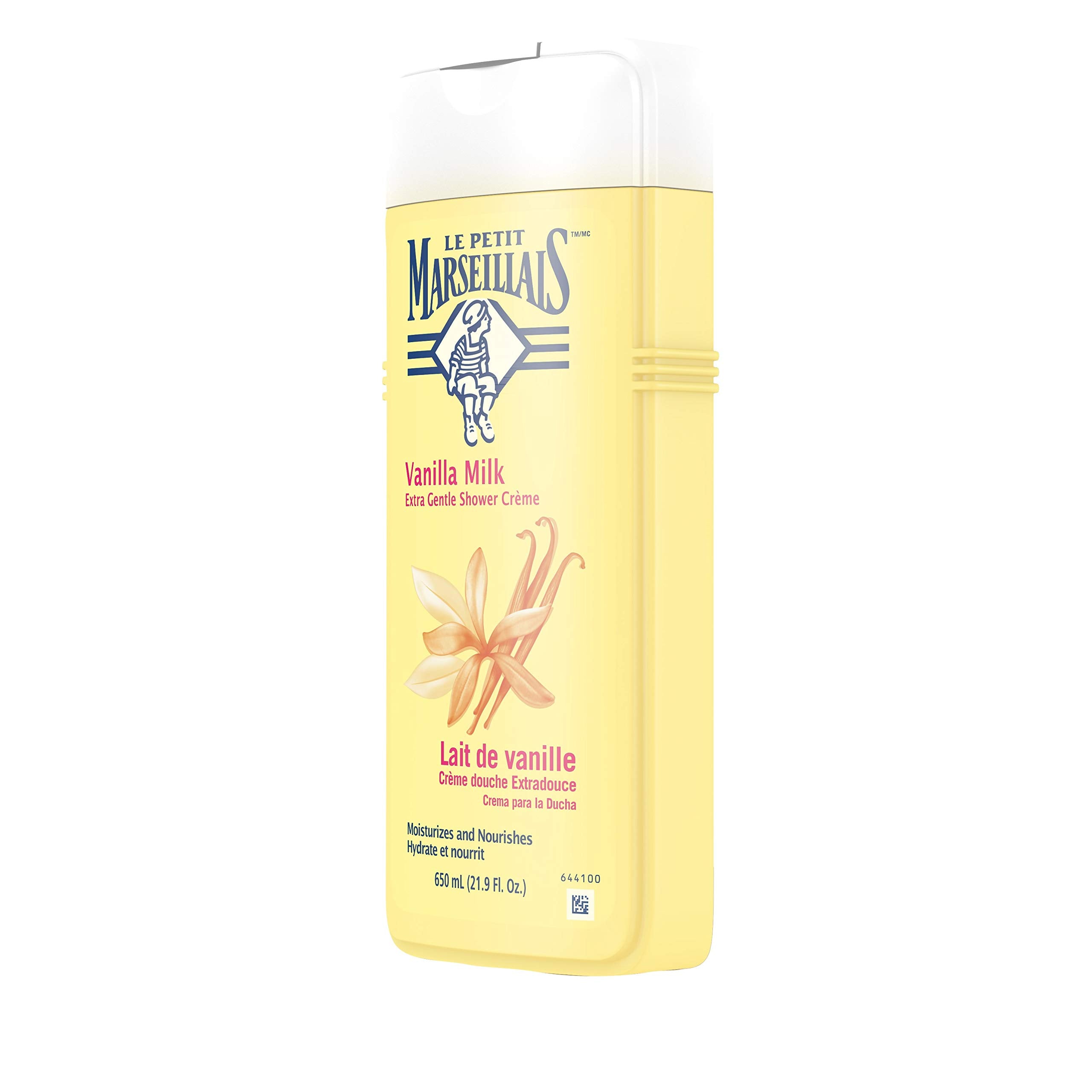 Le Petit Marseillais – Mousse crèmeuse vanille pour une douche agréable.