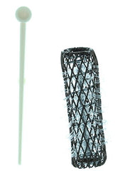 Le Salon poils-nylon amovibles pour nettoyage et réutilisation faciles.