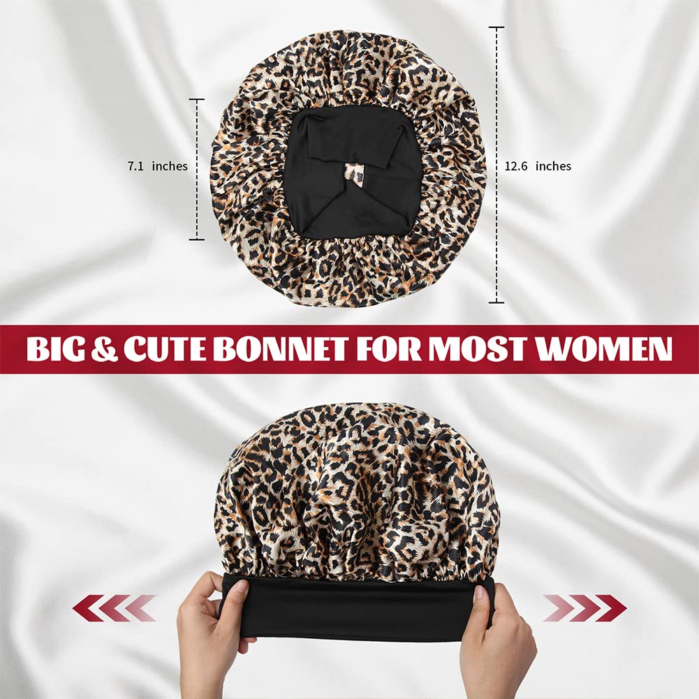 Bonnet LEADUWAY satin rose convient à toutes les longueurs de cheveux.