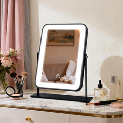 Leadzones miroir rechargeable et portable, sans fil et facile à transporter.