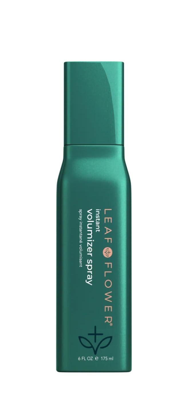 Leaf & Flower volumisateur en spray, brume-pompe légère, volume durable dès les racines.