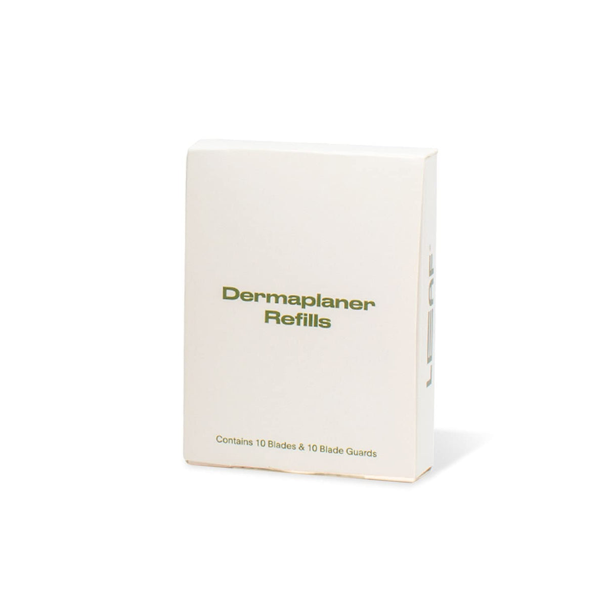 Leaf Shave Dermaplaner: recharges avec lames en acier et protège-lames faciles à utiliser.