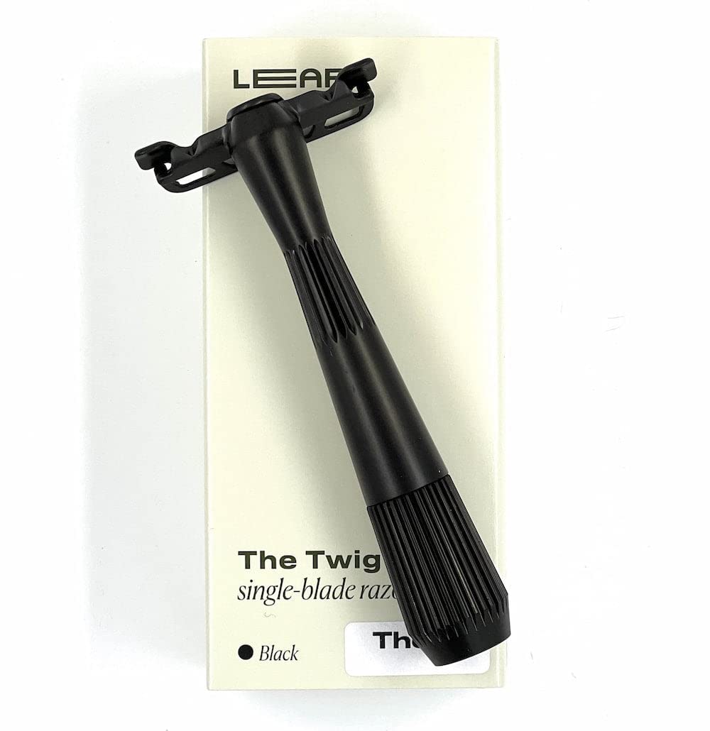 Leaf Shave rasoir Twig poignée equilibree pour un controle optimal.