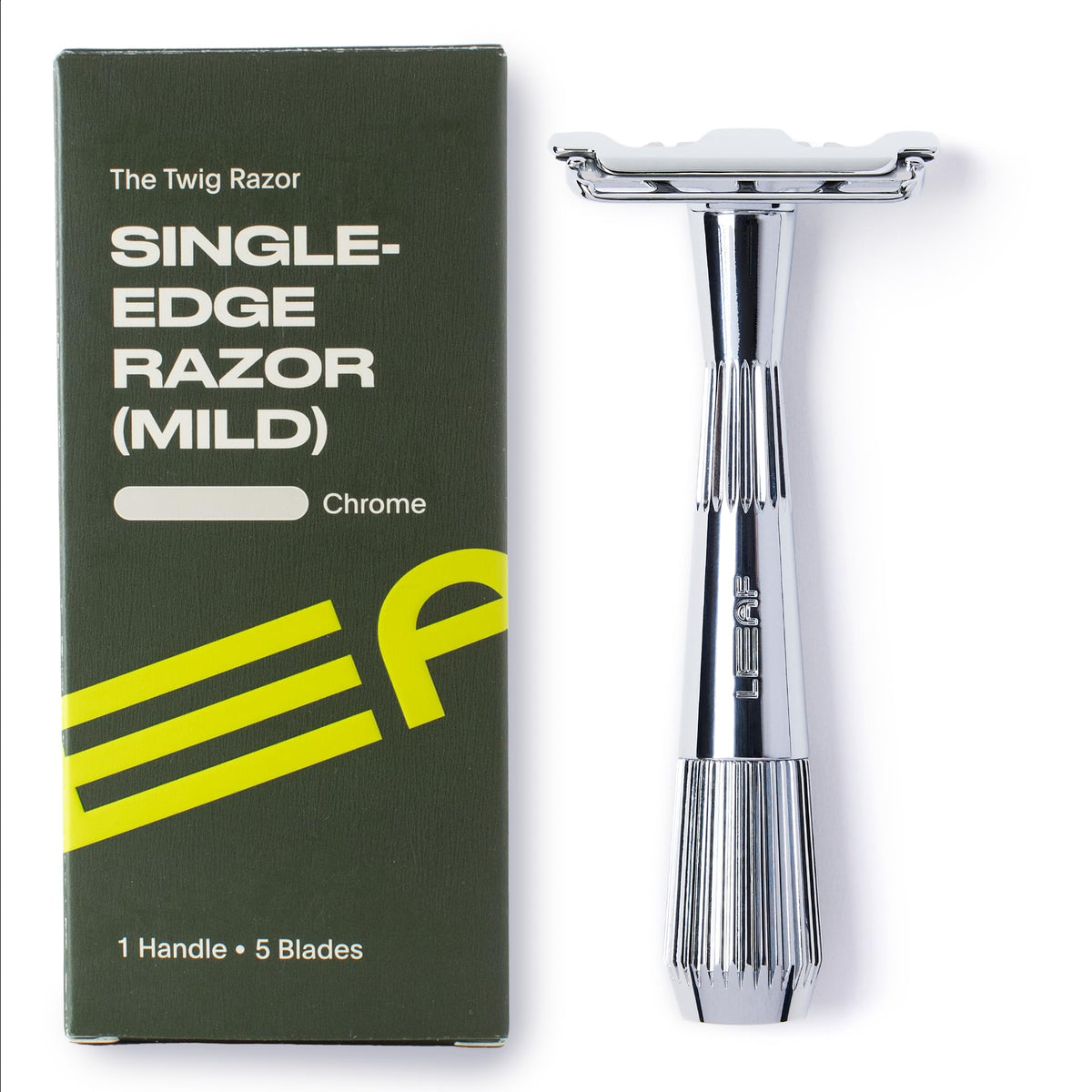 Leaf Shave Twig avec tête fixe pour un rasage précis du visage