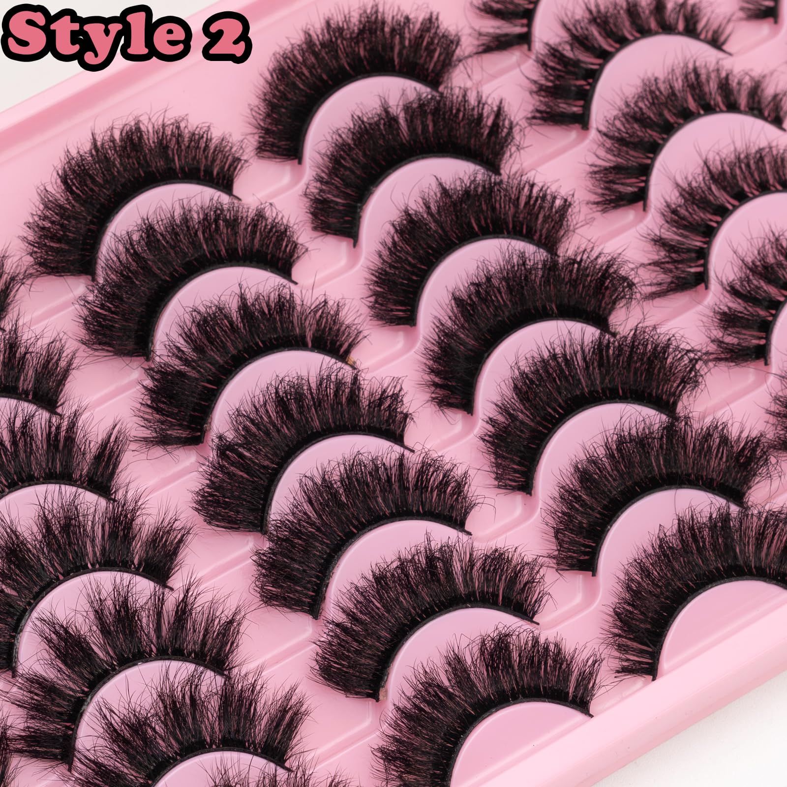 LEAFMOON cils D-curly mixtes 14-18 mm pour un volume équilibré