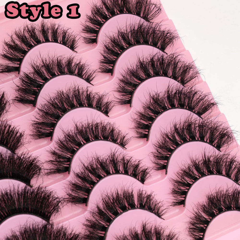 LEAFMOON cils mink volume 3 styles pour plus de définition sans surcharge