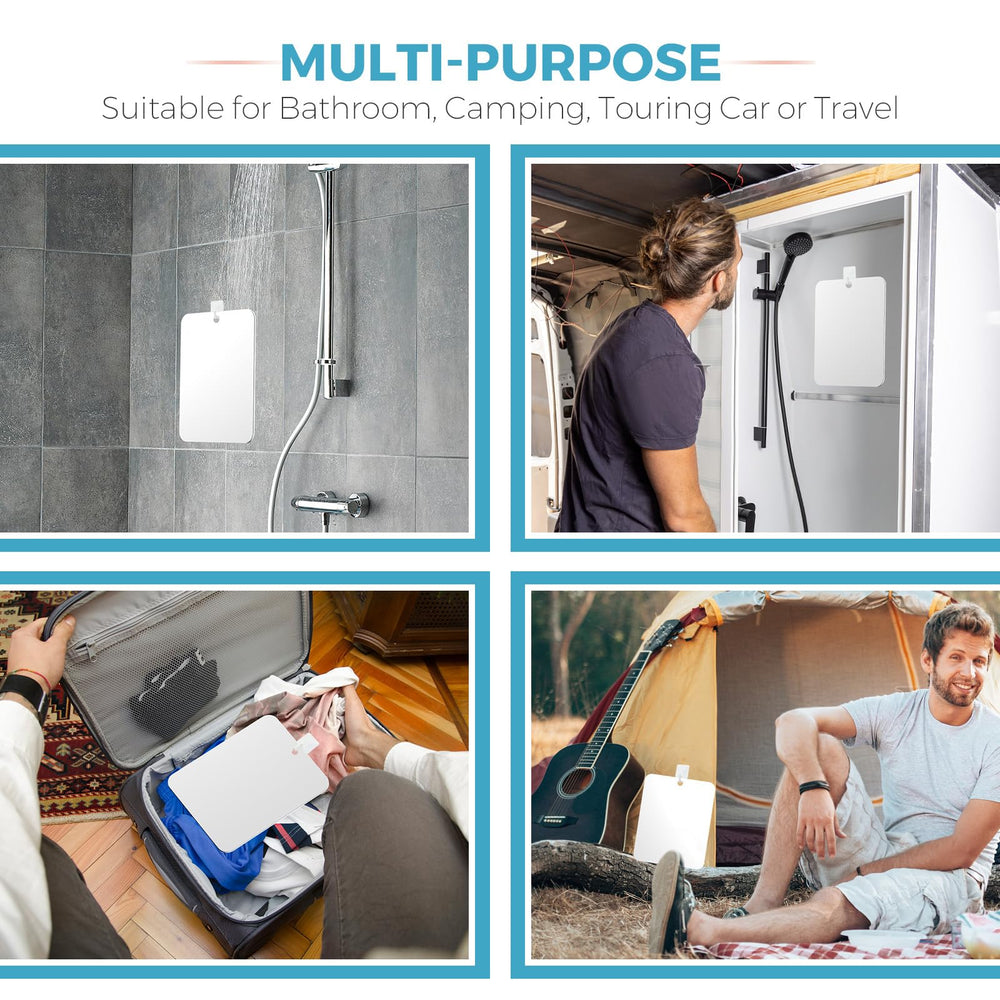 LeaOcaao Miroir douche nettoyage simple et rapide.