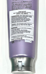 Application sur cheveux, texture légère et homogène.