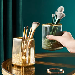 Support bijoux et cosmétiques Lebenrich en acrylique doré