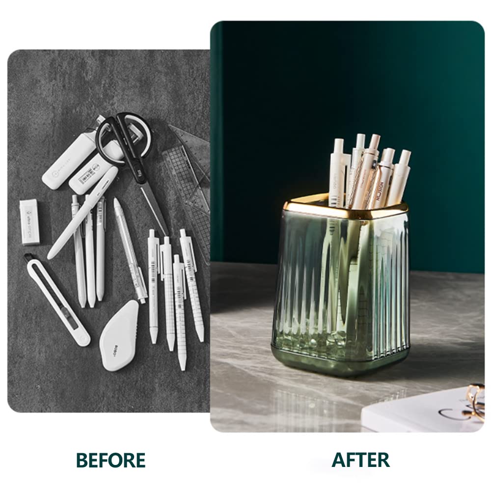 Lebenrich usages polyvalents: porte-stylo ou petit vase sur le bureau.