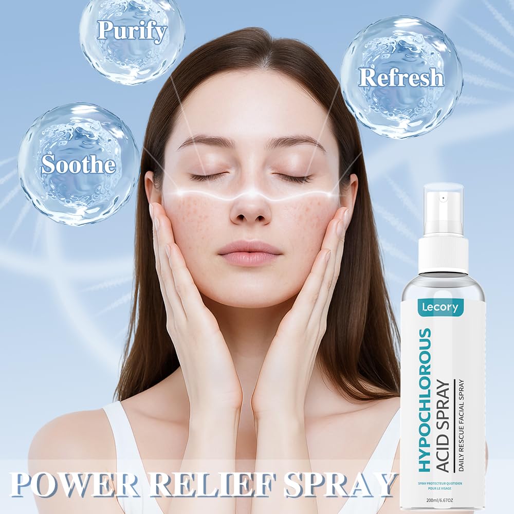 Lecory Hypochloreux pulvérisation usage quotidien pour peau fraîche.