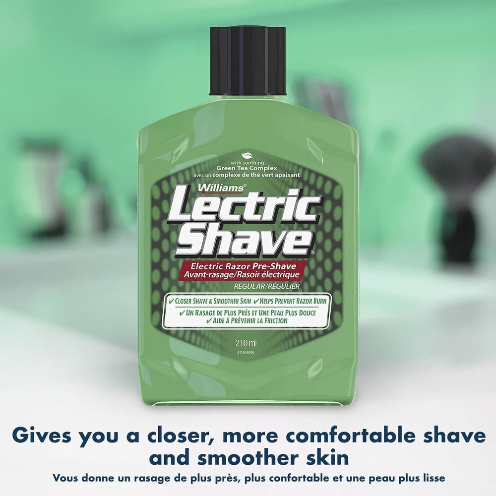 Lectric Shave Pre-Rasage Original, application lisse, contribue à une routine efficace