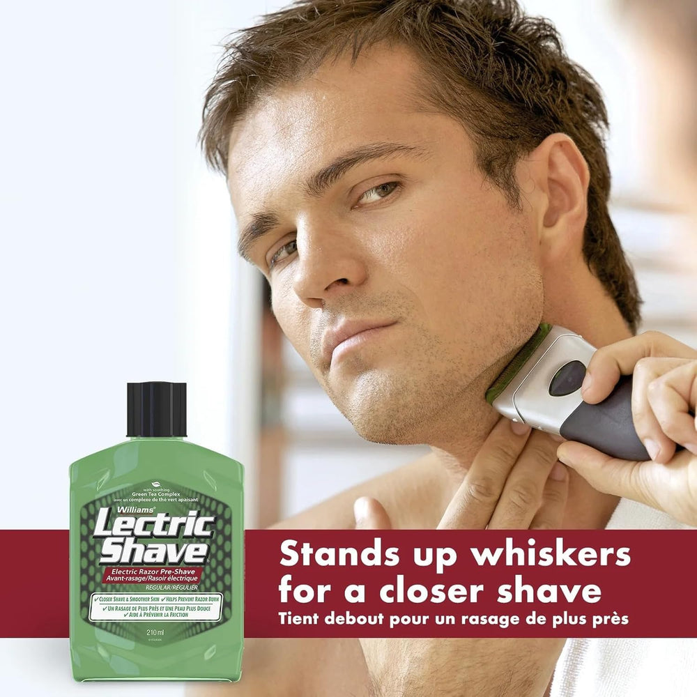 Lectric Shave Pre-Rasage Original, design ergonomique, agréable à emporter
