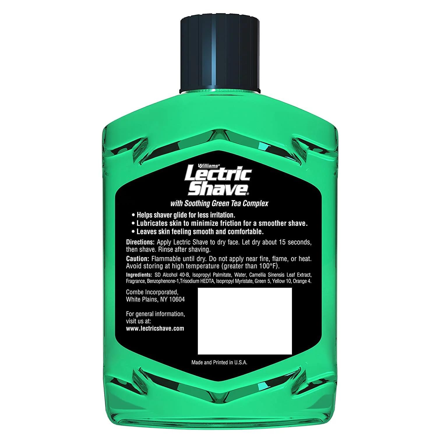 Lectric Shave Pre-Rasage Original, parfum classique, expérience rasage authentique