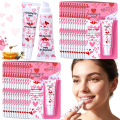 Baume à lèvres Leelosp miel vanille avec cœur, hydratation légère et parfum agréable.