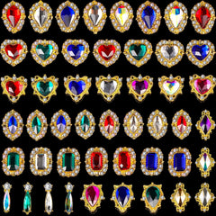Leelosp Charms Ongles 3D Luxe – ensemble pour designs élégants et variés.