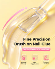 LEENEXUS precision brush applicator for controlled, mess-free application