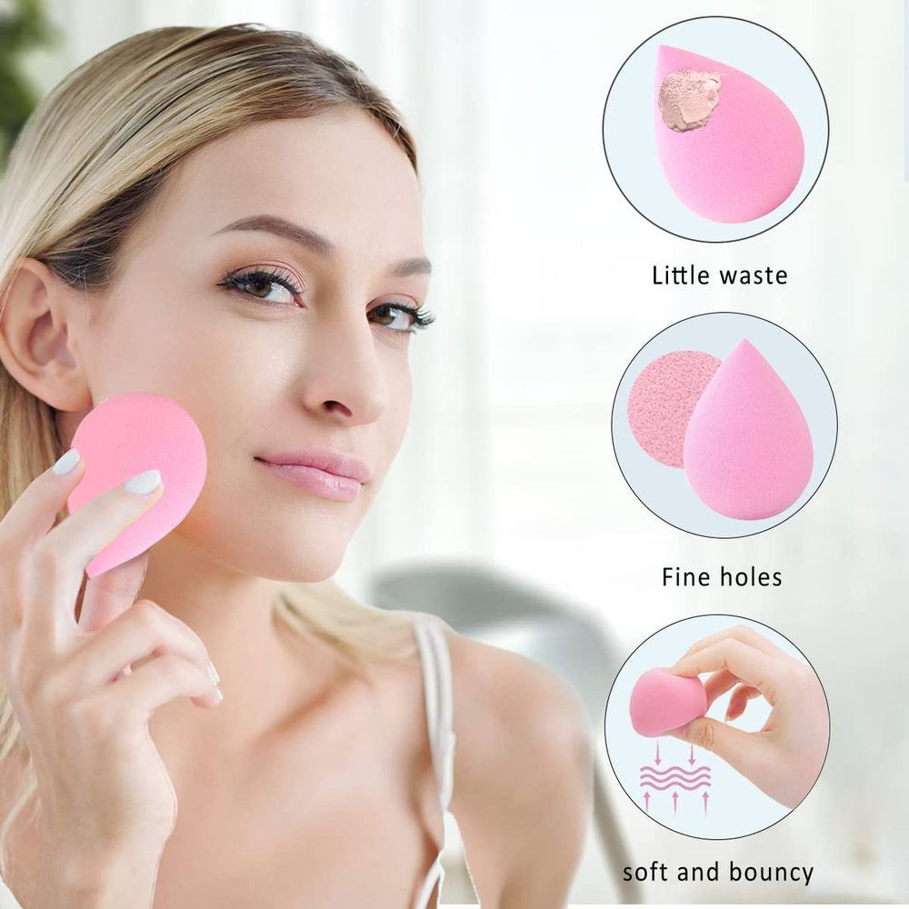 Éponge Leeshine utilisable sèche pour poudres sans résidu.