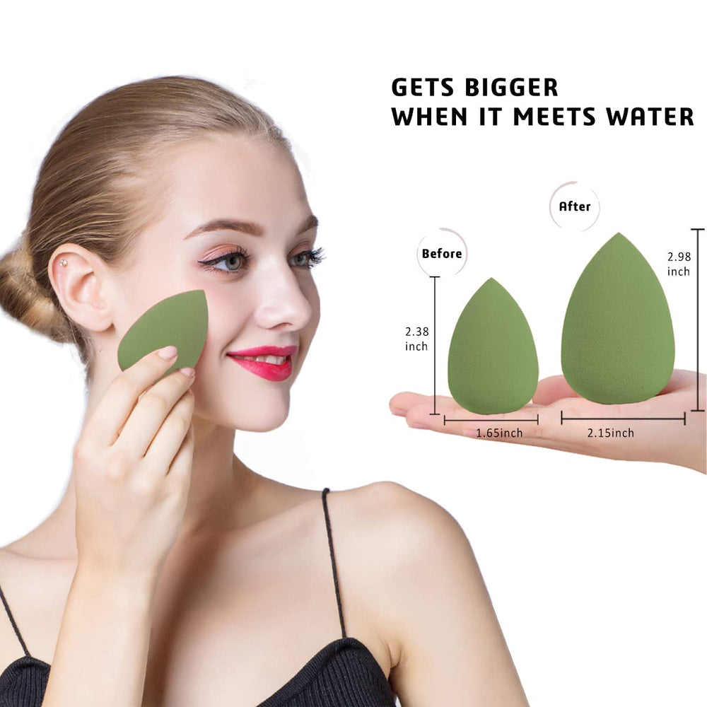 Éponge Leeshine maquillage - utilisation humide pour fond et crème