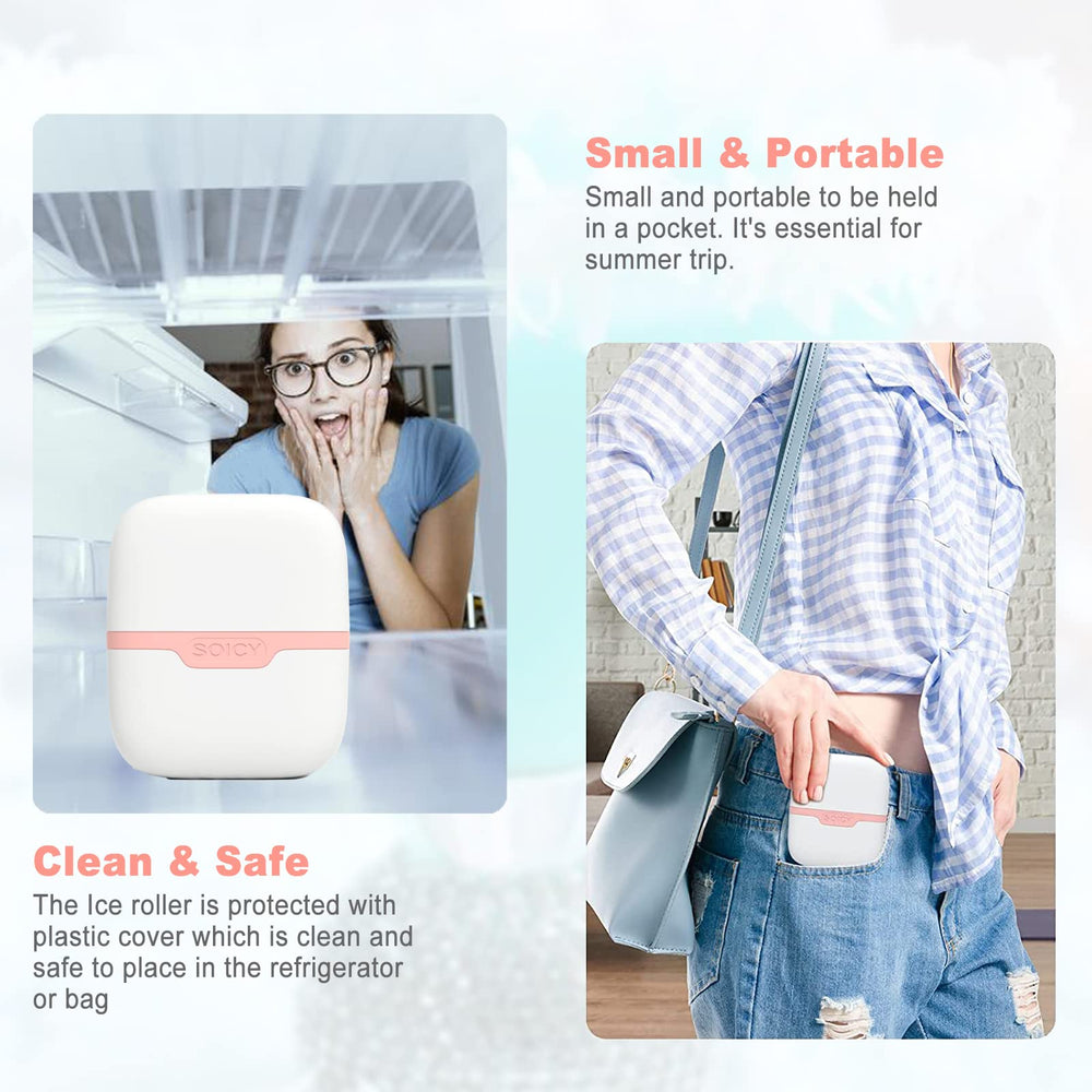 Leeshine Ice Roller étui voyage – pratique pour déplacements