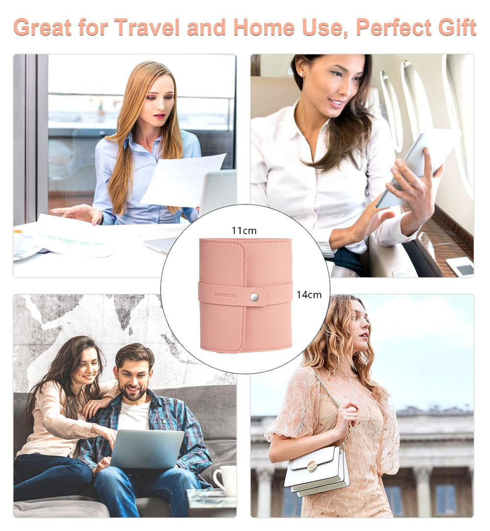 Étui cuir Leipple luxueux pour voyage et rangement