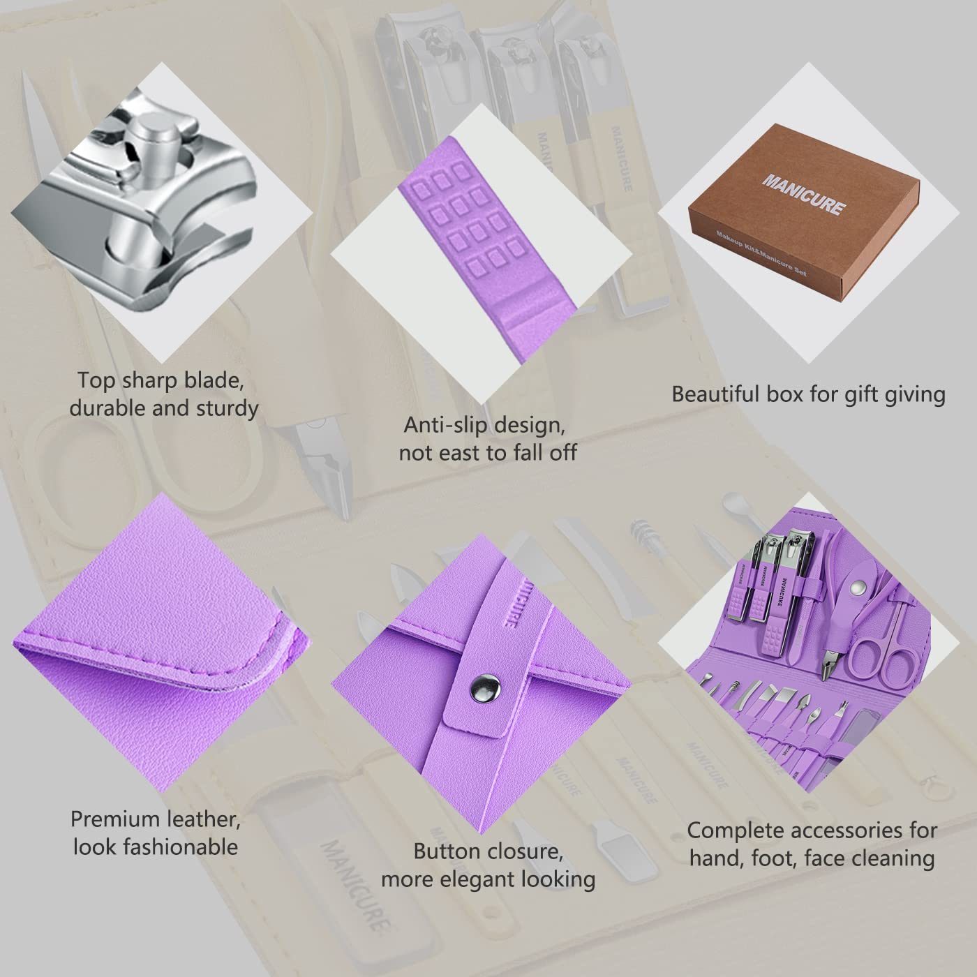 Leipple lime-a-ongles-inox: finition douce pour des bords lisses.