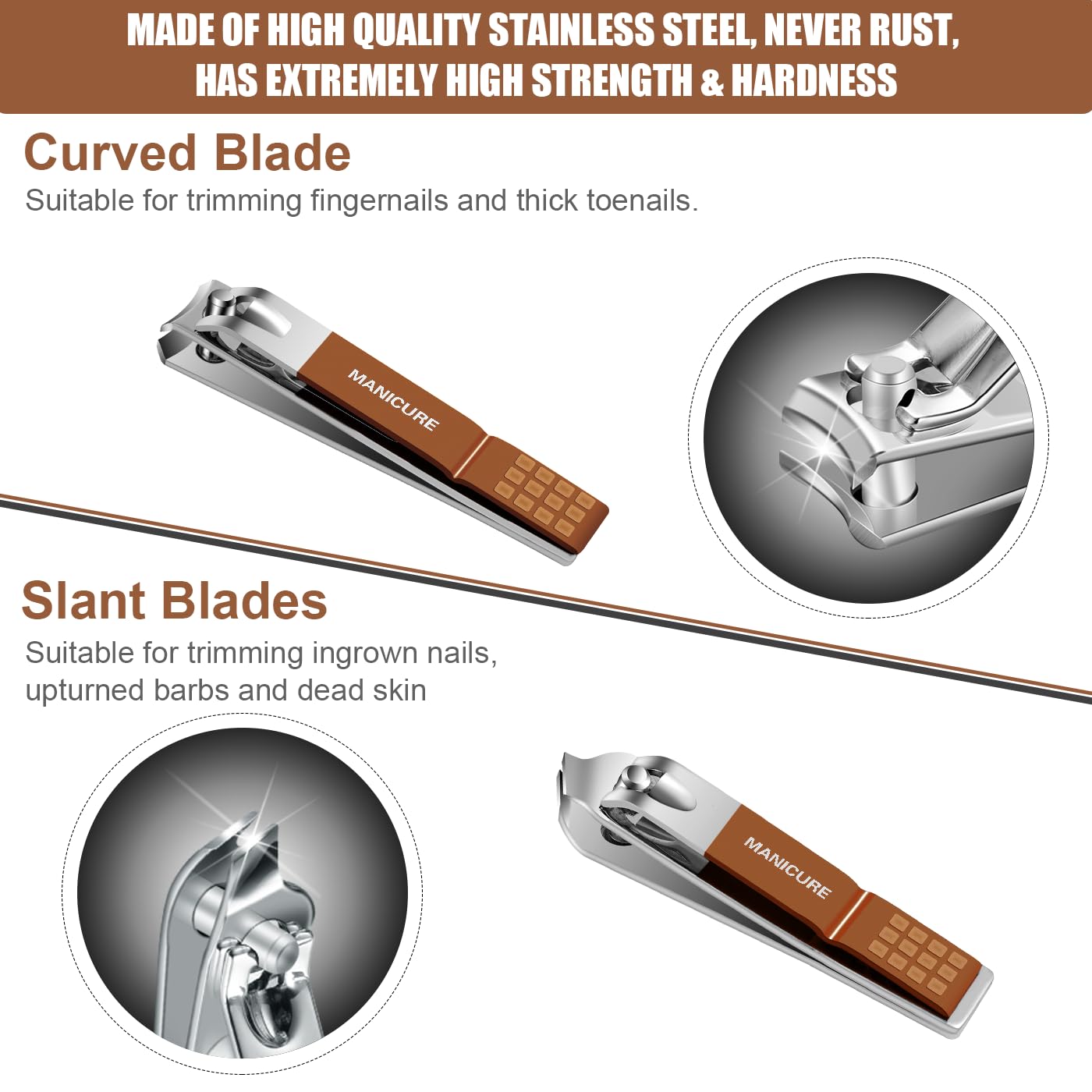 Leipple Pincettes inox professionnelles, extraction précise des poils et résidus en un geste.