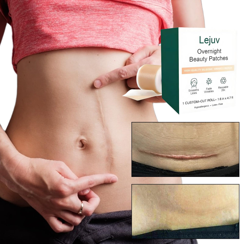 Patchs Lejuv silicone visage application nuit – ajustement précis sur les rides.