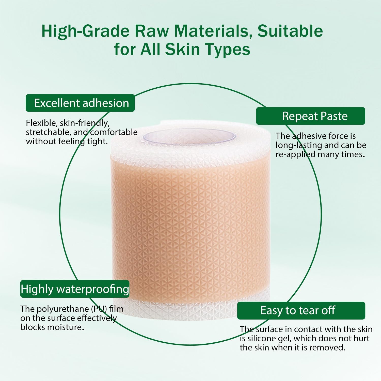 Patchs Lejuv silicone visage et cou – usage discret et raffermissant.