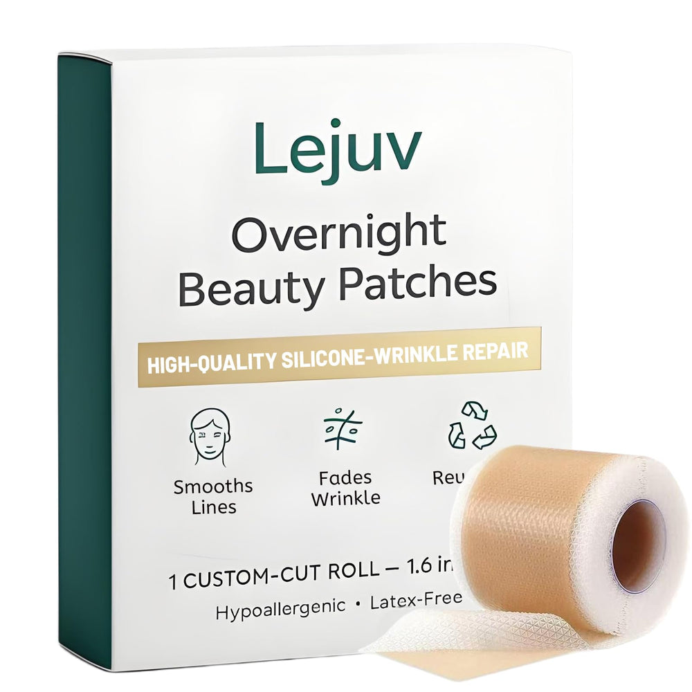 Patchs Lejuv en silicone visage rouleau – hydratation nocturne et lifting doux.