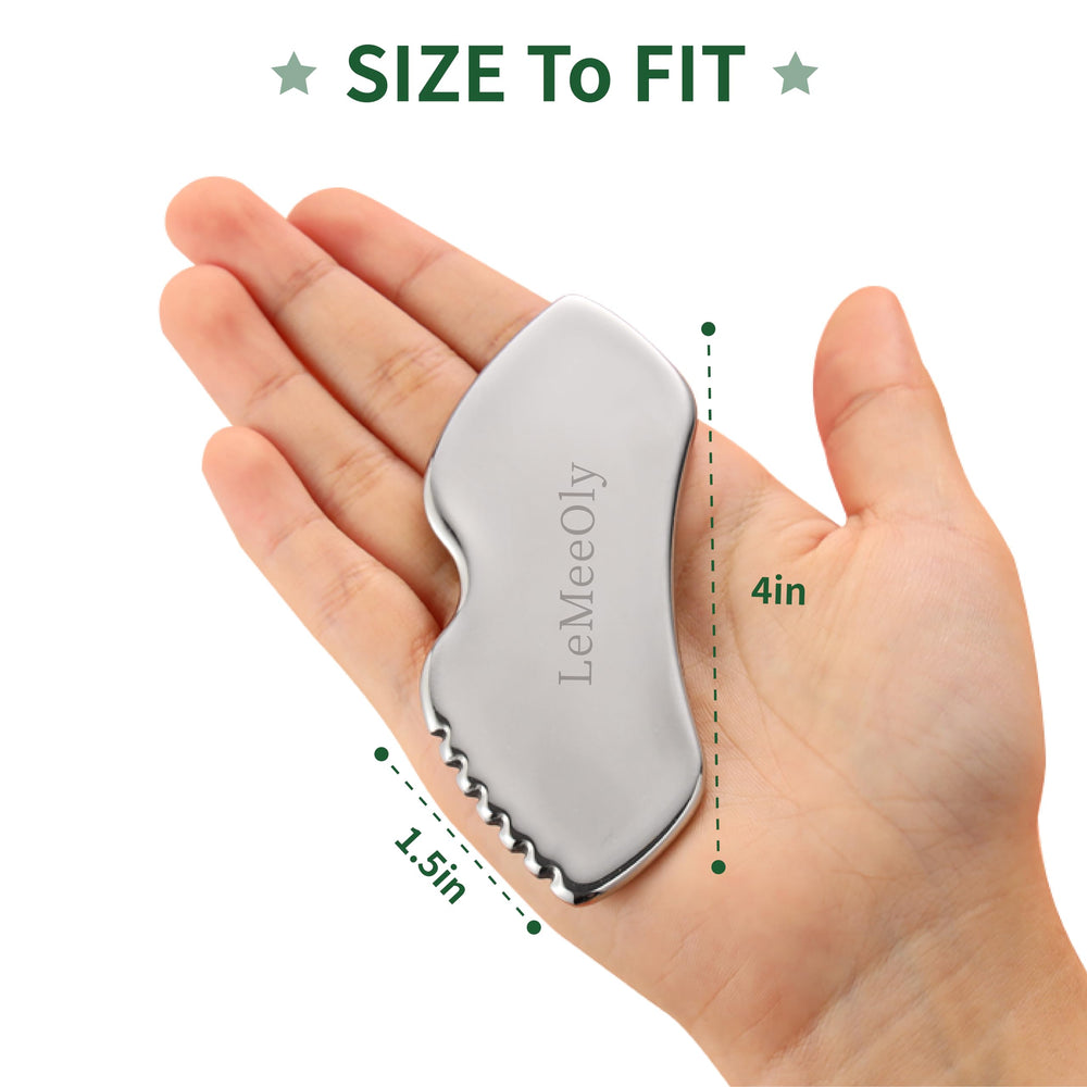 LeMeeOly design ergonomique pour un massage précis du visage.