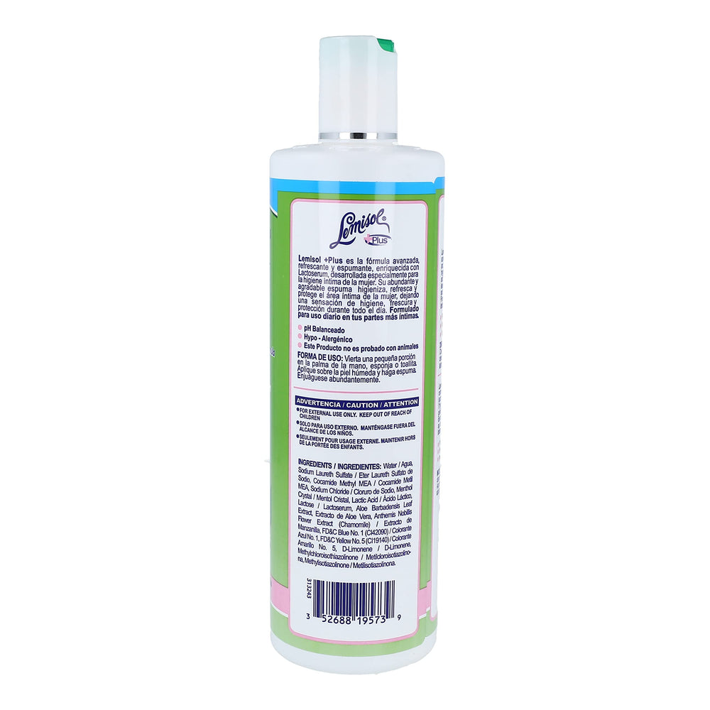 Lemisol Plus – bouteille fraîche au menthol offrant une sensation de fraîcheur.