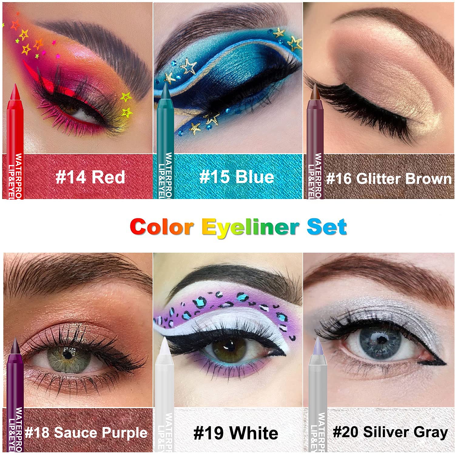 LemonSac crayons yeux polyvalents pour ombre portable et facile