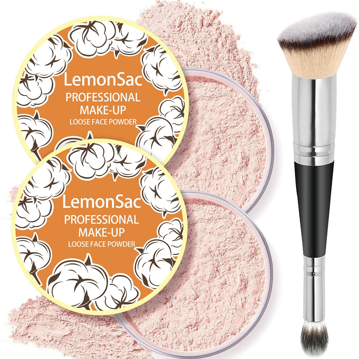 LemonSac Poudre Libre 01 Translucide — fixation légère et fini mat.