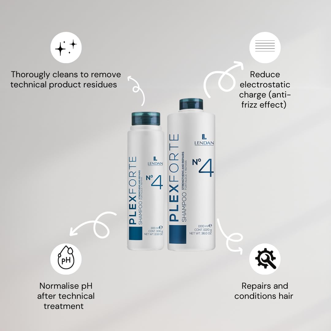Lendan Plex Forte Intense – démonstration d’application sur cheveux humides