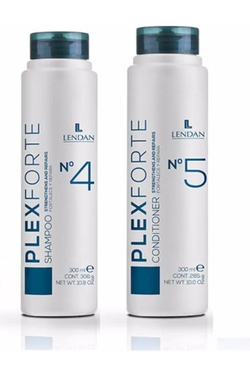 Lendan Plex Forte Shampoo bouteille montrant le soin en profondeur et le nettoyage.
