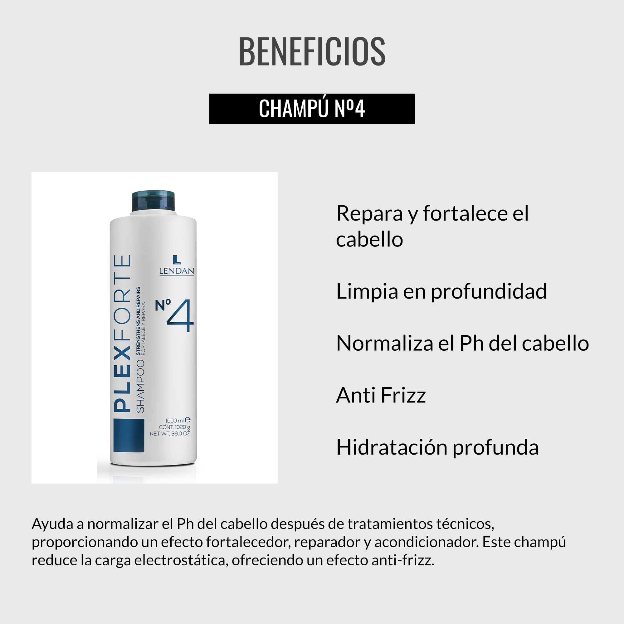 Massage du cuir chevelu avec Lendan Repair Plex Forte pour nettoyer et revitaliser les cheveux.
