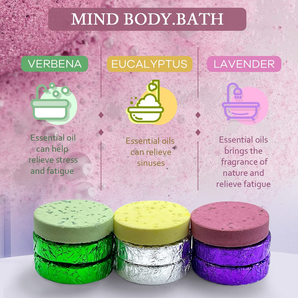 leoce tablettes-douche-verveine apportant une fraîcheur florale durable
