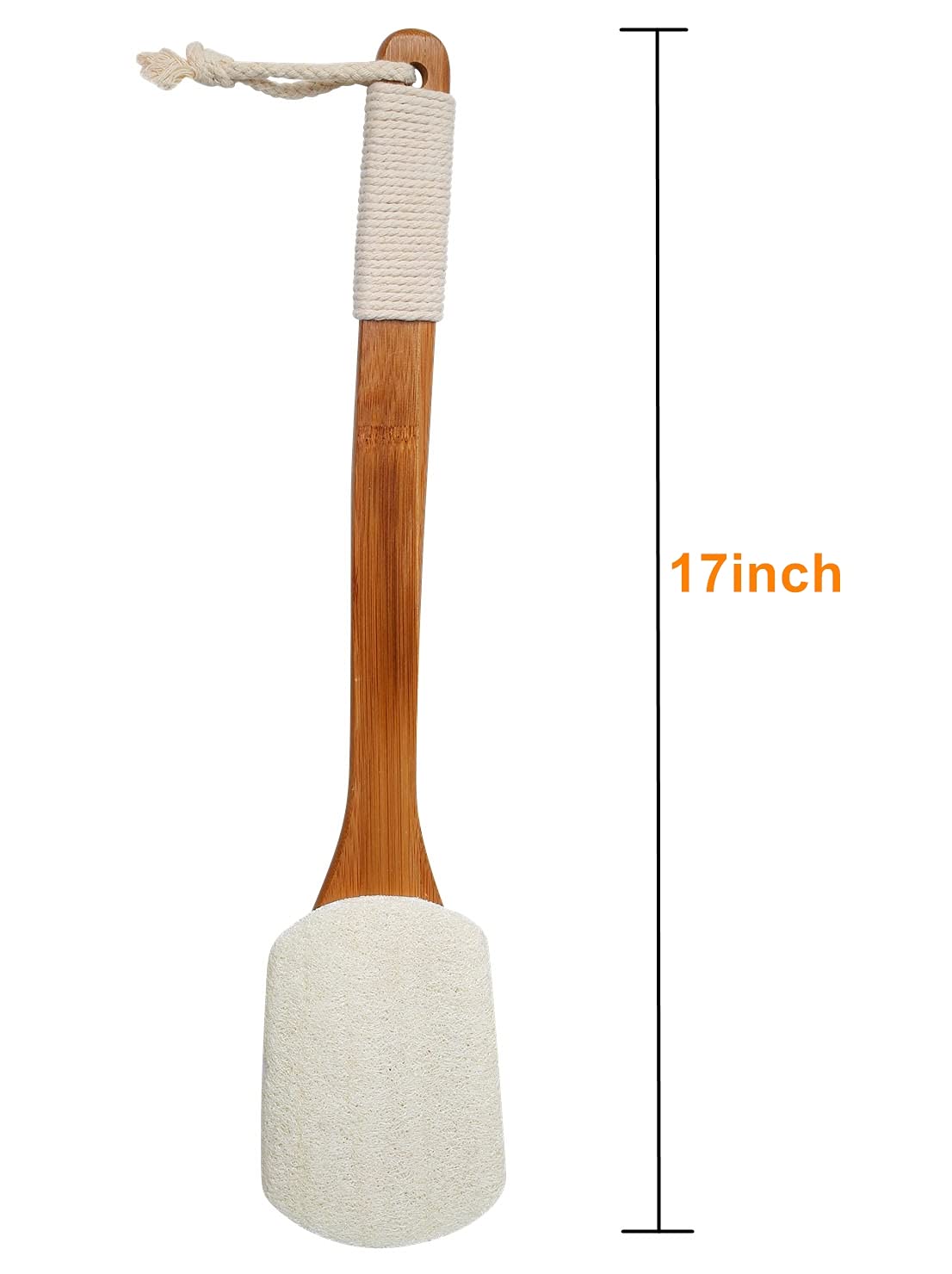Leotruny détail texture loofah naturel pour exfolier en douceur.