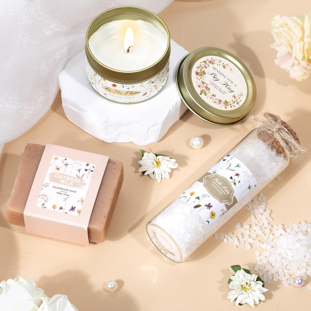Bougie de soja Lepiche parfum lavande pour ambiance apaisante