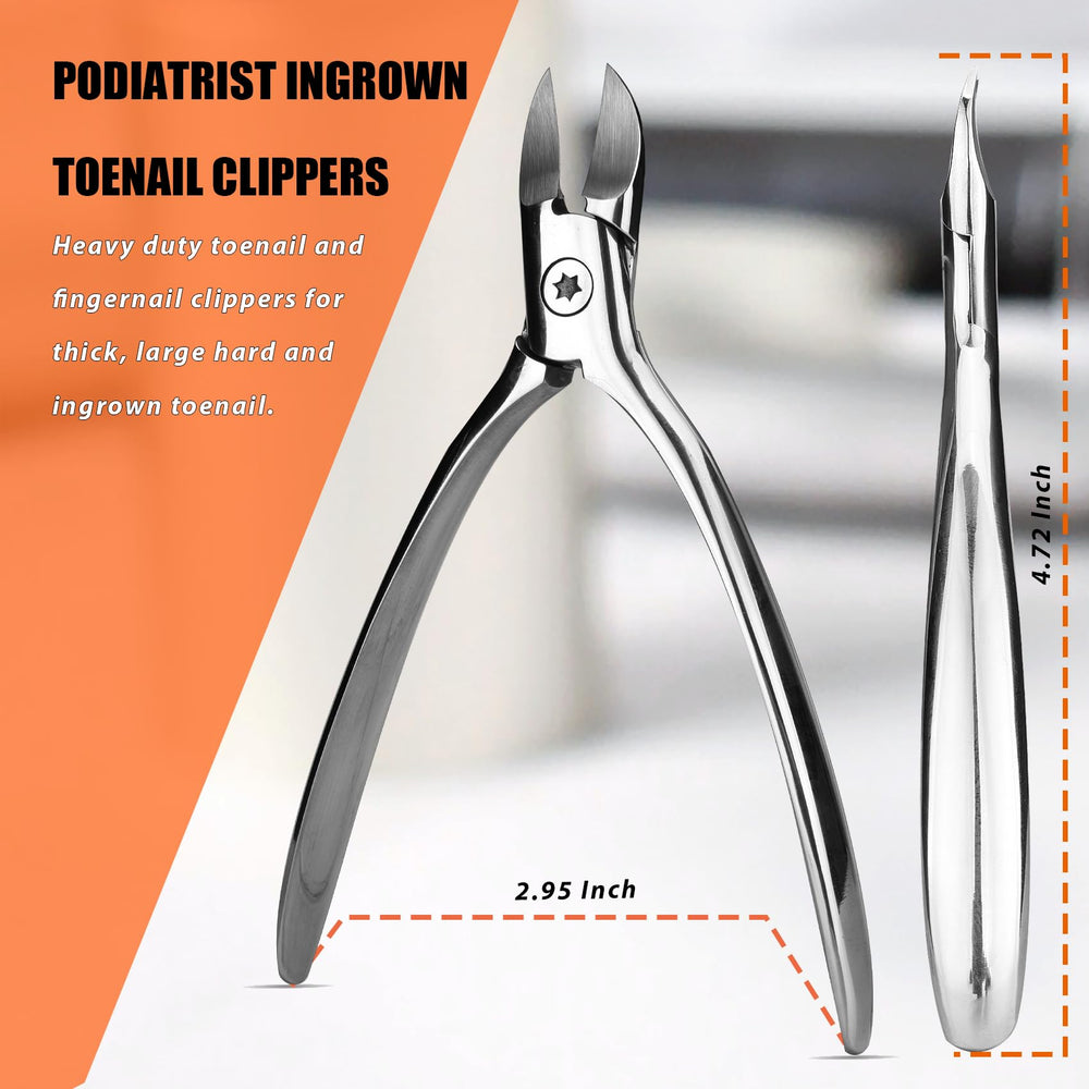 LePinko ciseaux-ongles-incarnes-18mm: accès facilité pour ongles incarnés.