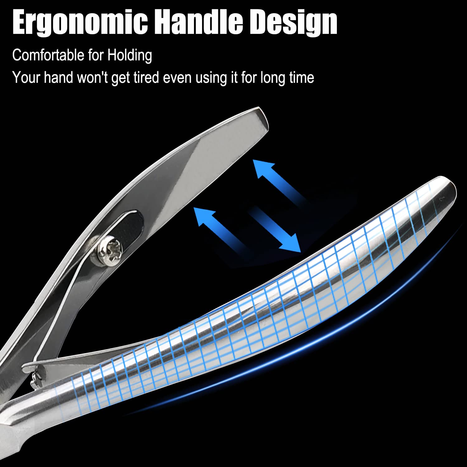 Manche ergonomique et ressort double reduisant la fatigue