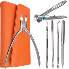 LePinko ensemble manicure 6-en-1: kit complet pour soins quotidiens et précision.