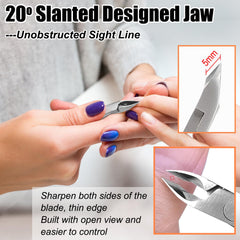 LePinko outil manicure-pedicure ergonomique pour maniement confortable
