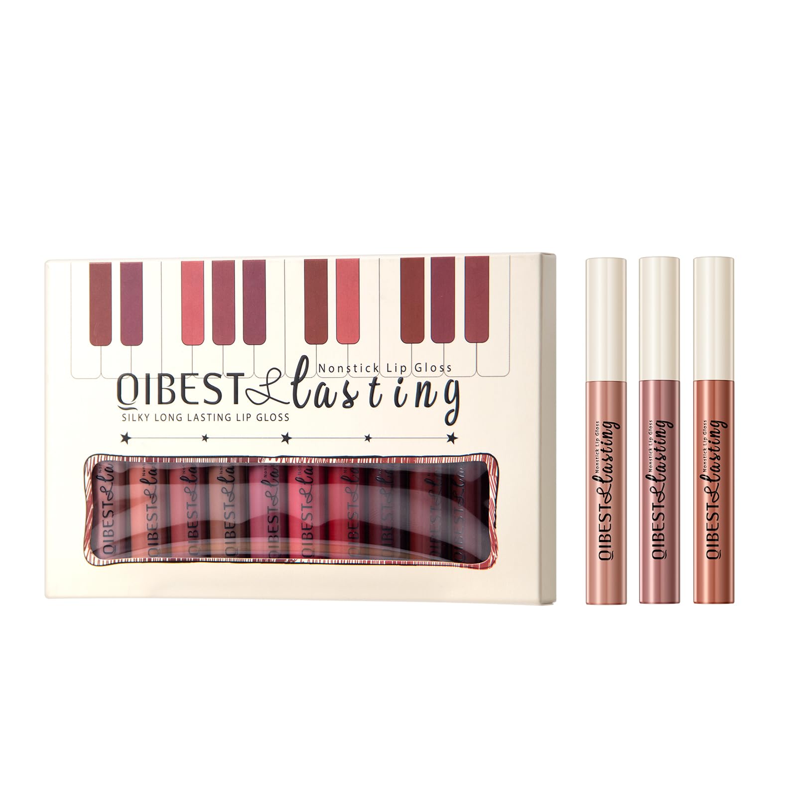 Nuancier Lepke rouge liquide 12 teintes pour tous les jours.