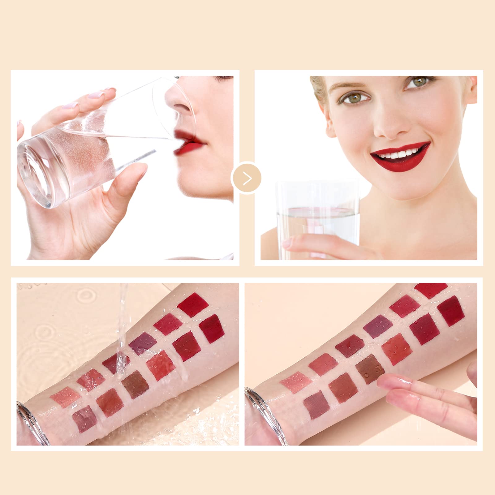 Lepke rouge à lèvres mat bordeaux – allure sophistiquée pour soirée