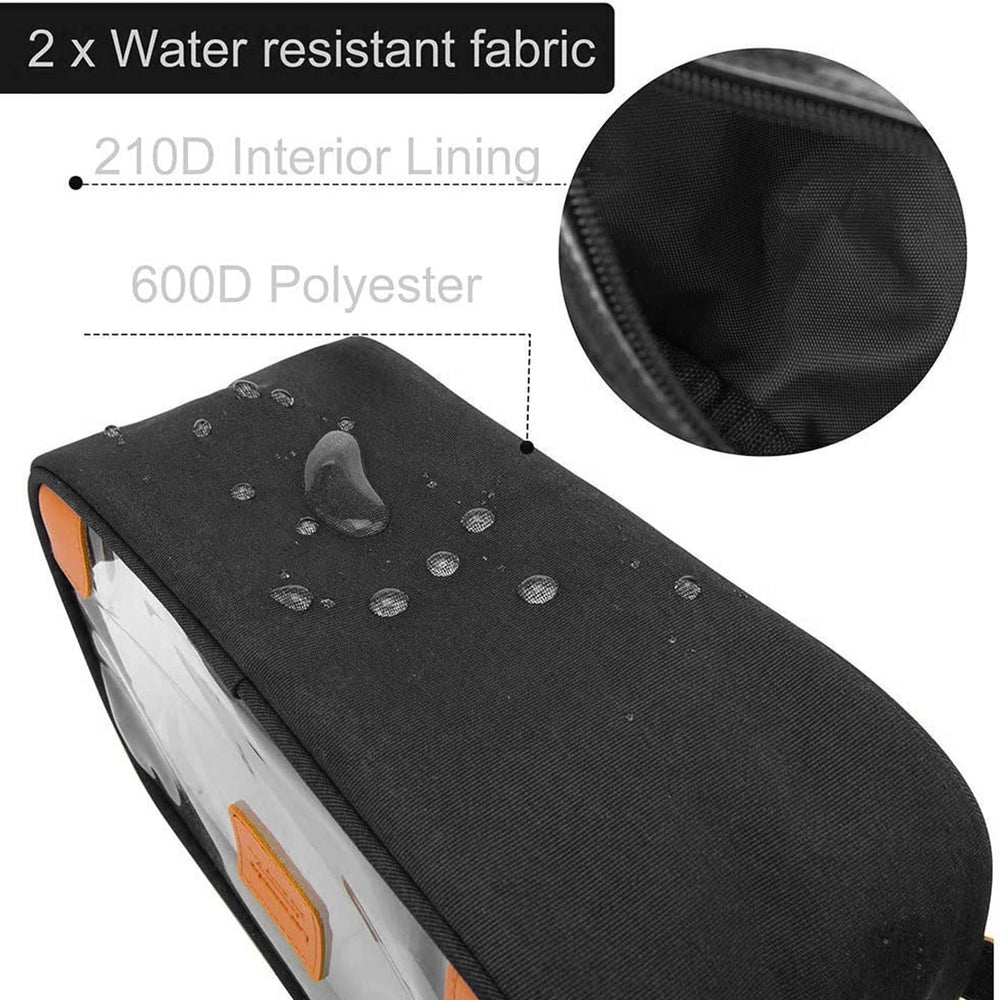 Trousse Lermende transparente pliable et portable, facile à transporter