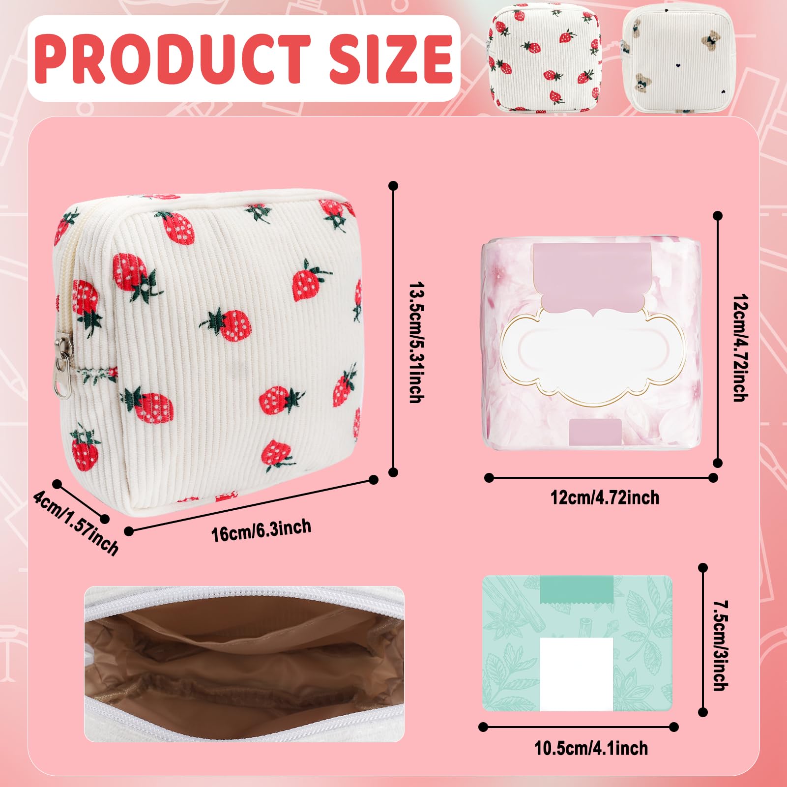 Pochette compacte voyage Lestp, rangement discret pour vos affaires.