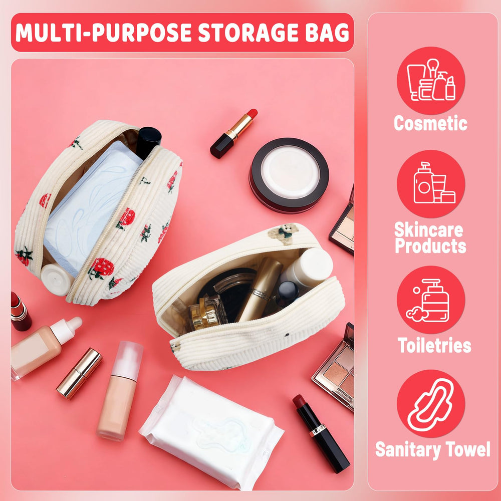Pochette cosmétiques voyage Lestp, légère et pratique pour les essentiels en déplacement.