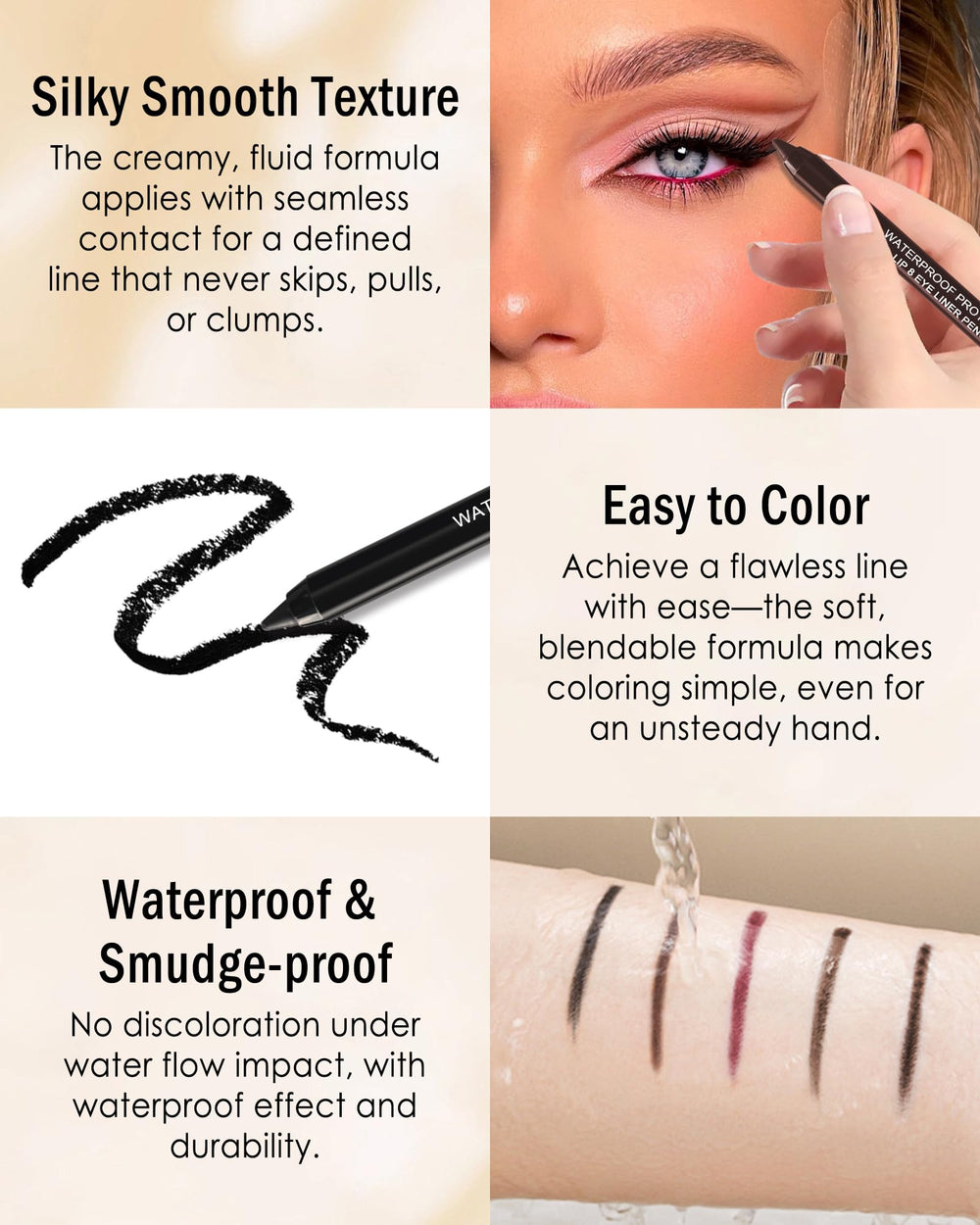 Palette Lestpola de 10 teintes mates pour un look polyvalent.